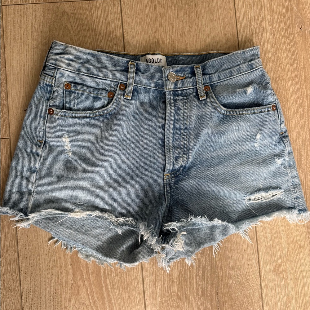 Agolde Classic Blue Denim Jeans